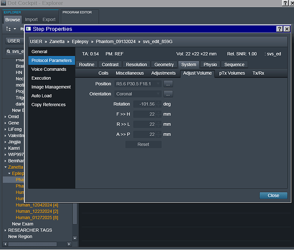 system orientation